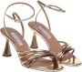 Aquazzura Spiegel-effect Leren Sandalen Yellow Dames - Thumbnail 2