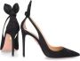 Aquazzura Suede Bow Tie Pumps - Thumbnail 2