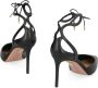 Aquazzura Tessa Leren Pumps Black Dames - Thumbnail 3