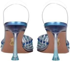 Aquazzura Transparante PVC Sandaal met Strass