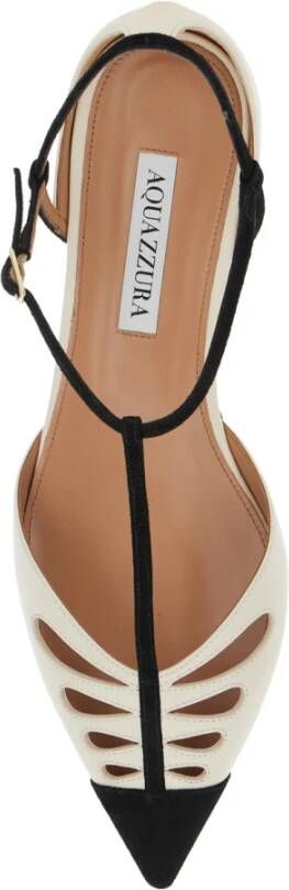 Aquazzura Witte balletschoenen met uitsparingen White Dames