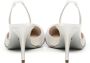 Aquazzura Witte Satijnen Slip-On Stiletto Hakken - Thumbnail 2