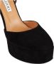 Aquazzura Zwart Kid Suede Leren Plateau Zwart Dames - Thumbnail 3