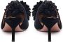 Aquazzura Zwarte Hak Pompon Instap Schoenen Black Dames - Thumbnail 3