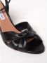 Aquazzura Zwarte leren blokhak sandalen - Thumbnail 2