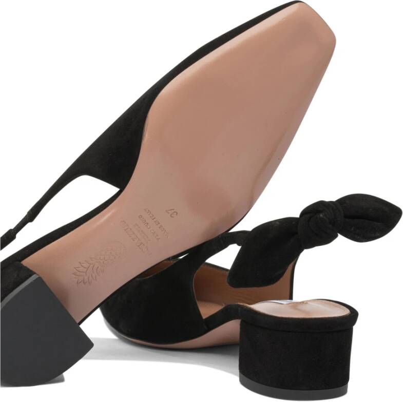 Aquazzura Zwarte Strik Hoge Hakken