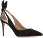 Aquazzura Zwarte Suède Strik Pumps - Thumbnail 2