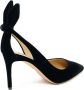 Aquazzura Zwarte Velvet Bow Tie Pumps - Thumbnail 2