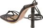 Aquazzura Zwarte Wild Bamboo Sandalen Black Dames - Thumbnail 3