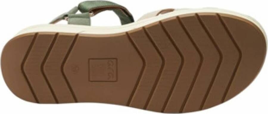 ara Beige dames sleehak sandalen