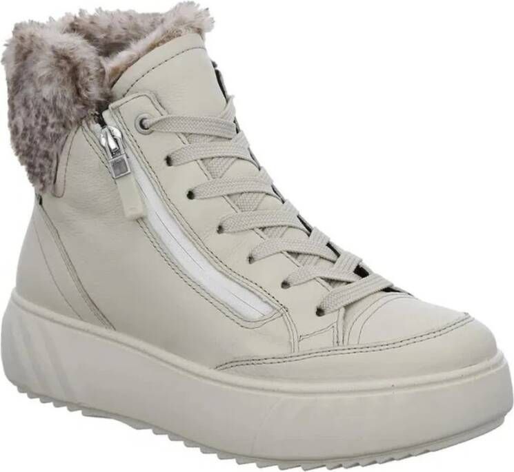 Ara Beige Enkellaarzen voor vrouwen Beige Dames