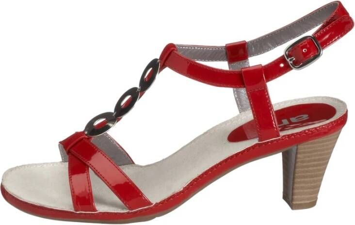 Ara Beige Lage Sneakers Red Dames