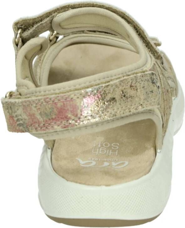 ara Beige Sportieve Sandalen met G Breedte