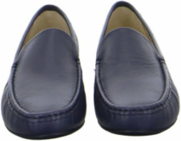 ara Blauwe dames mocassins comfortabel ontwerp