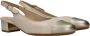 Ara Elegante Beige Slingback met Metallic Neus Beige Dames - Thumbnail 3