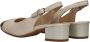 Ara Elegante Beige Slingback met Metallic Neus Beige Dames - Thumbnail 4