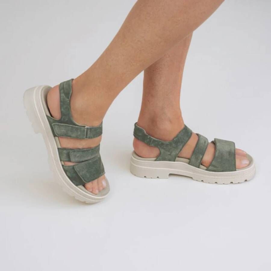 Ara Flat Sandals Groen Dames