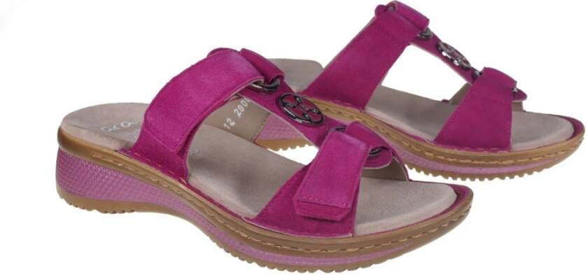 Ara Flat Sandals Pink Dames
