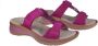 Ara -Dames magenta slippers & muiltjes - Thumbnail 5