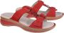 Ara Slippers Hawaï sleehak zomerschoen pantoffels met klittenband - Thumbnail 6