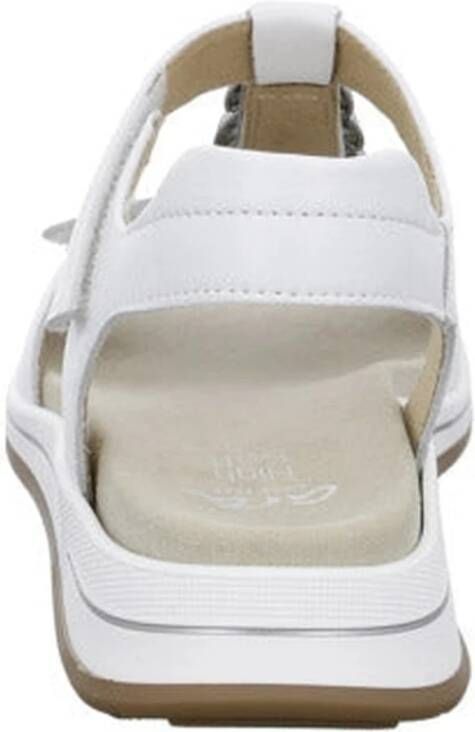 Ara Flat Sandals White Dames