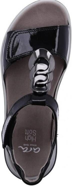 Ara Flat Sandals Zwart Dames