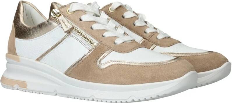 Ara Gouden Accent Bamboe Voering Sneaker Multicolor Dames