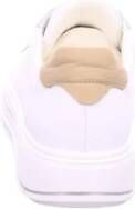 Ara Lage Witte Sneaker Leren Rubberen Zool Vetersluiting White Dames