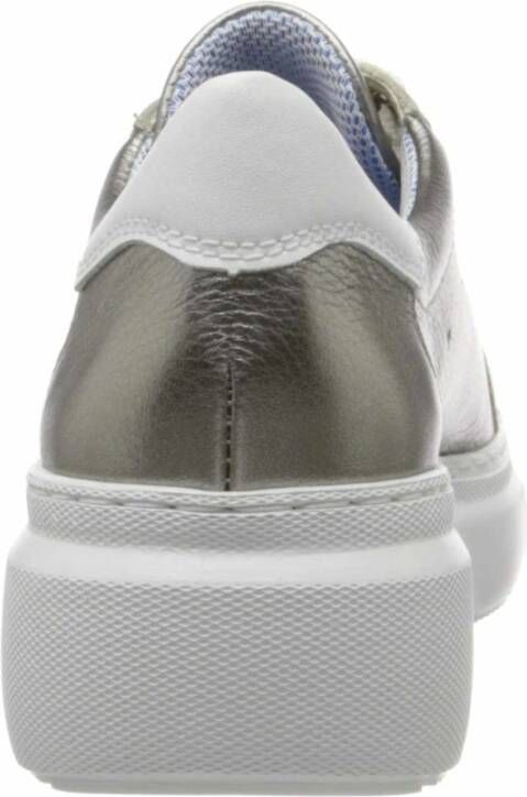 Ara Metallic Sneakers Gray Dames