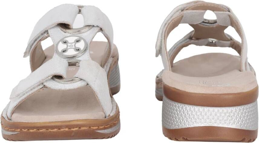 Ara Off White Dames Slide Sandaal White Dames