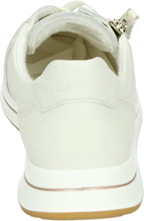 ara Sportieve Lage Beige Leren Sneakers