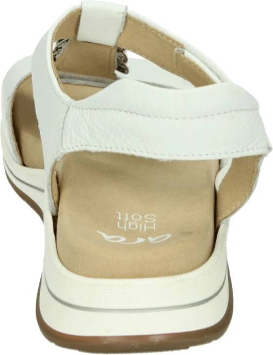 ara Sportieve witte sandalen met uitneembaar voetbed