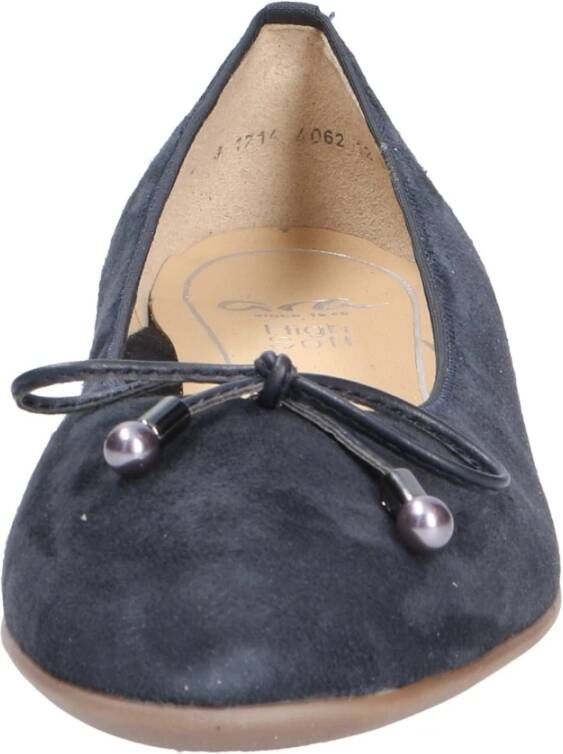 ara Velours Ballerina met Blokhak
