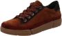 Ara Velours Sneakers met Vetersluiting Brown Dames - Thumbnail 4