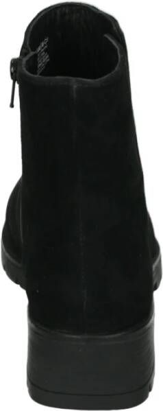 ara Western Suède Laars Zwart Rubber Zool