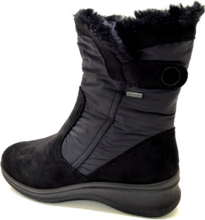 Ara Zwarte Enkellaars Black Dames