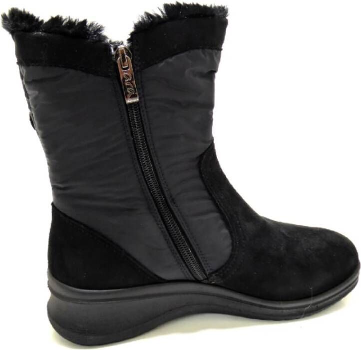 Ara Zwarte Enkellaars Black Dames