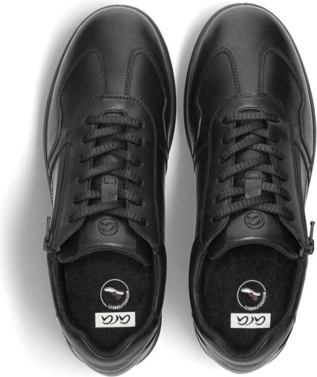 Ara Zwarte Vrijetijdssneakers voor Mannen Black Heren