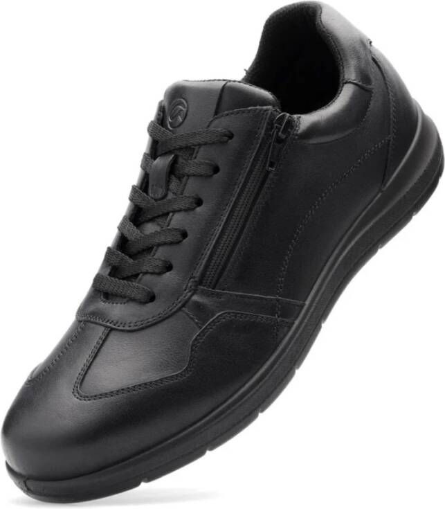 Ara Zwarte Vrijetijdssneakers voor Mannen Black Heren