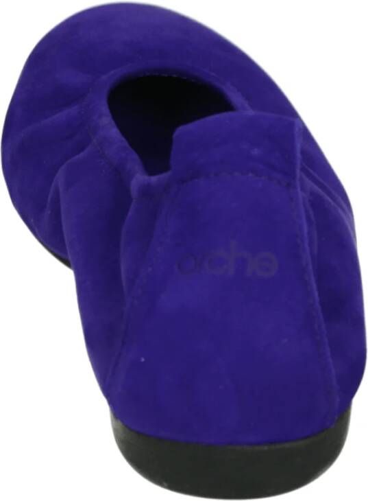 Arche Paarse Ballerina Schoenen met Latex Zool