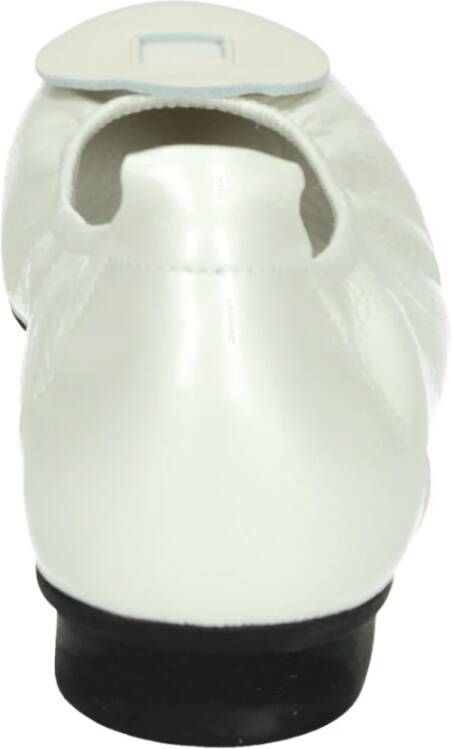 Arche Witte ballerina schoenen met latex zool