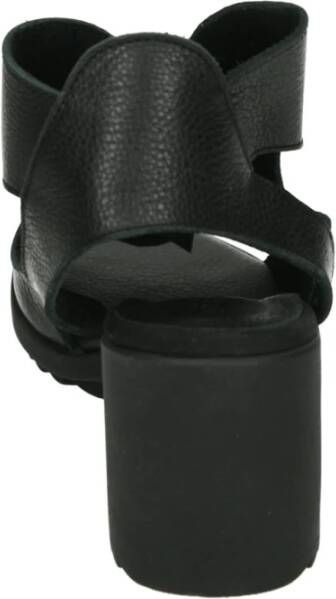 Arche Zwarte sandaal met latex zool