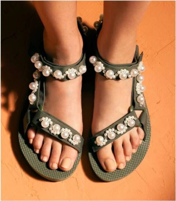 Arizona Love Platte sandalen Grijs Dames