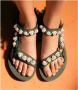 Arizona Love Platte sandalen Grijs Dames - Thumbnail 2