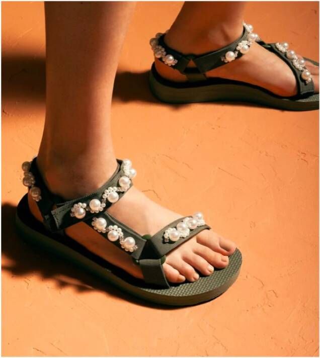 Arizona Love Platte sandalen Grijs Dames