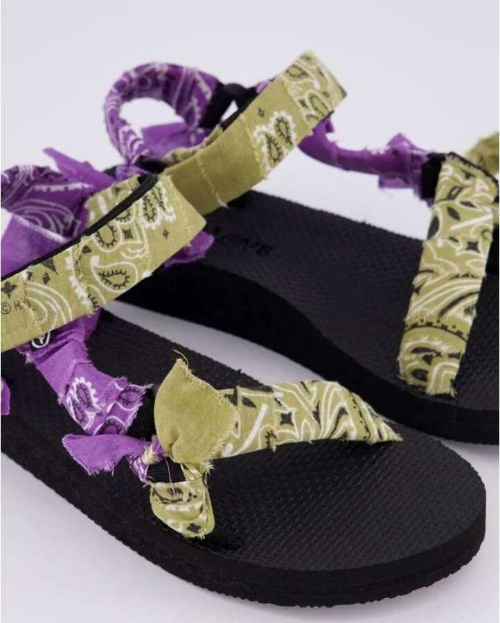 Arizona Love Trekky Sandalen Groen Paars