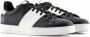 Armani Bicolor leren sneakers low-top stijl Multicolor Heren - Thumbnail 3
