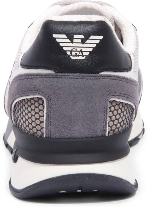Armani Donkergrijs Zwart Lichtgrijs Sneakers