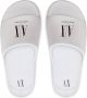 Armani Exchange Band Hiel Polyurethaan Slippers Lente Zomer Collectie White Dames - Thumbnail 11