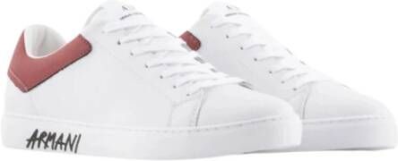 Armani Exchange Basis Sneakers Wit Heren